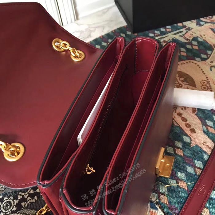 CELINE女包 2018最新款 專櫃同步 小牛皮 賽琳豆腐包 賽琳女斜挎包 62288#  sl2034